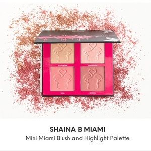 Shaina B Miami Mini Blush and Highlight Palette